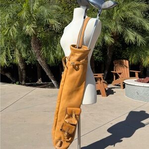 Leather Golf Bag New